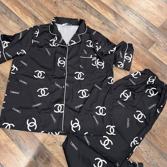 Dubai boutique Other - Chanel like faux silk pyjamas!🖤